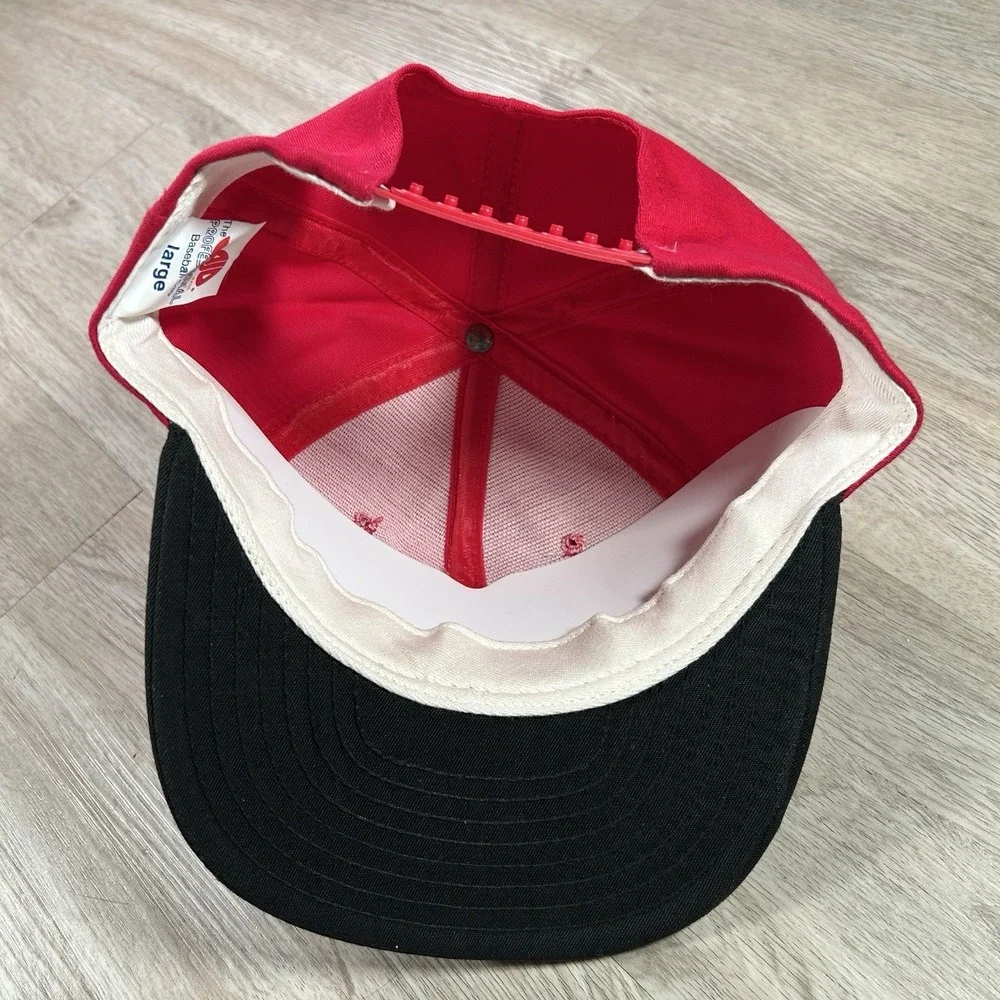 VTG Georgia Bulldogs Snapback Hat College AJD Red Black Wool Cap USA